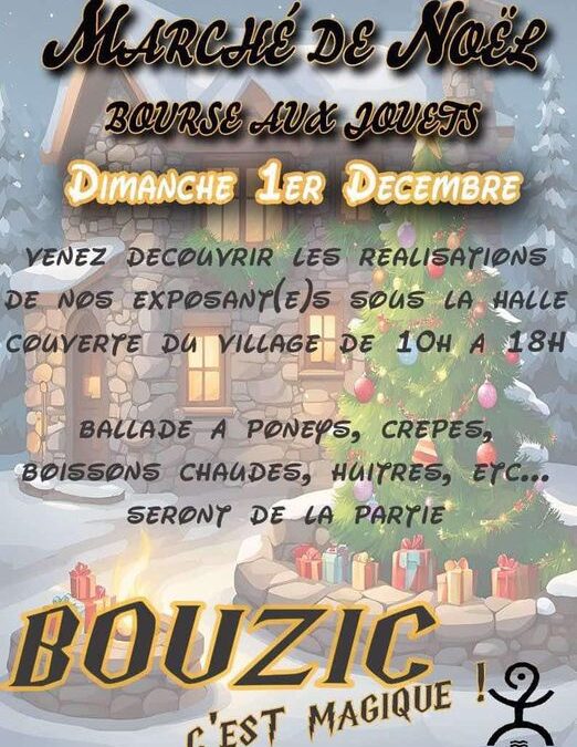 1er Marché de Noël de Bouzic et bourse aux jouets