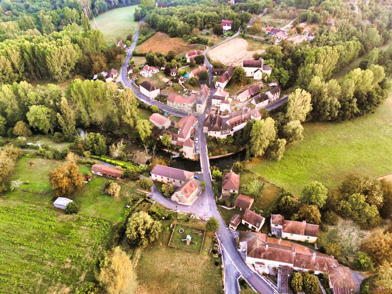 Bouzic vue du ciel