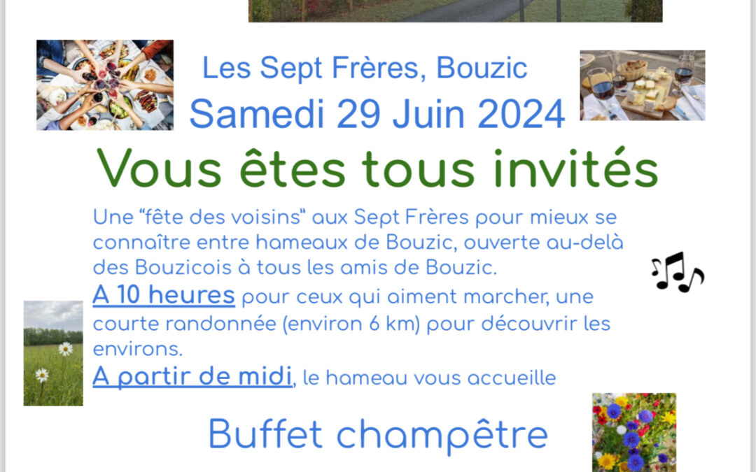 La rando des hameaux aux 7 frères le 29 juin